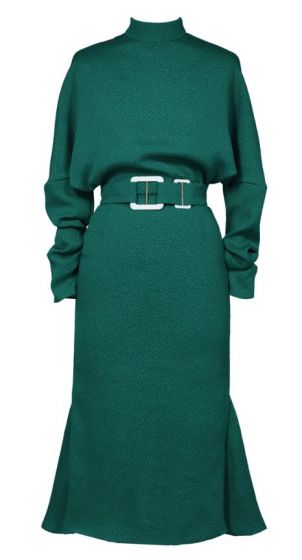 Edeline Lee Polydora Tailored Dress Green