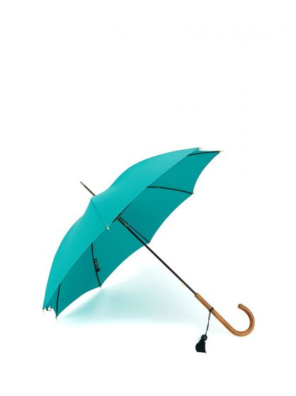 Malacca Crook Handle Umbrella Jade