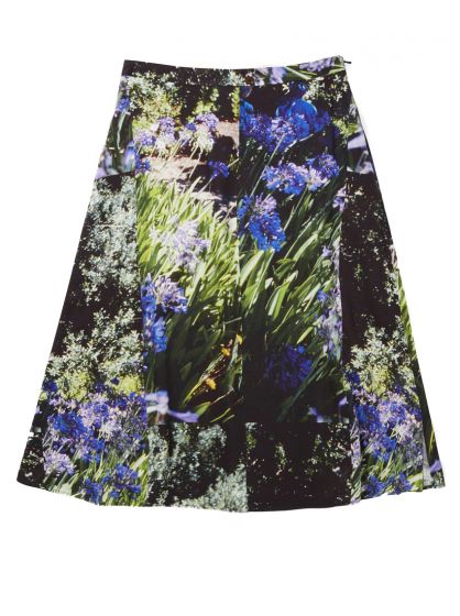 Flower Print Aline Skirt
