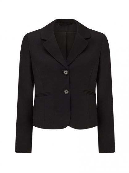 Black Isobelle Tailored Wool Jacket