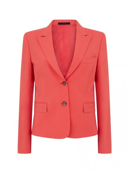 Paul Smith Tailored Wool Stretch Jacket Pink
