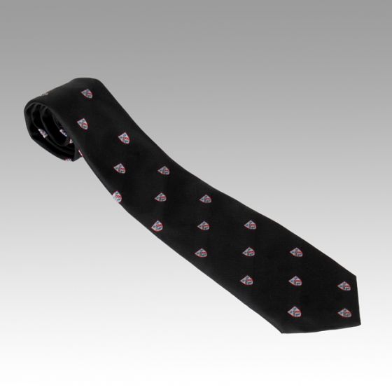 University of Sussex Black Crested Tie