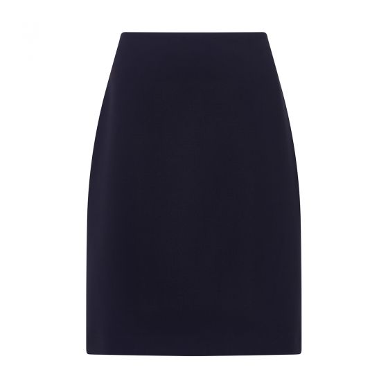 Vikena Wool Stretch Blue Pencil Skirt