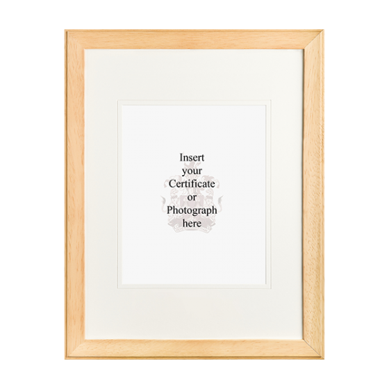 Beech Certificate Frame