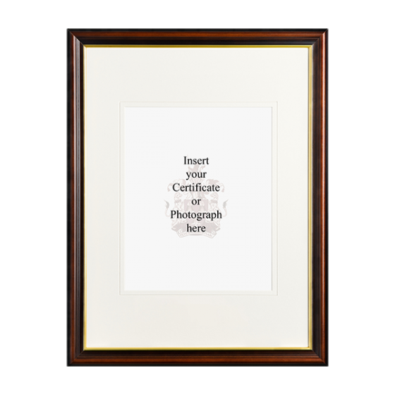Mahogany Certificate Frame