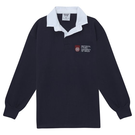 University of Wales Navy and Red Rugby Shirt