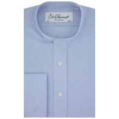 Anton Pale Blue Two Fold Cotton Poplin Tunic Shirt