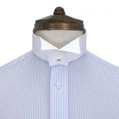 Windsor White Starched Cotton Wing Collar