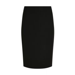 Emporio Armani Tailored Pencil Wool Stretch Skirt Black