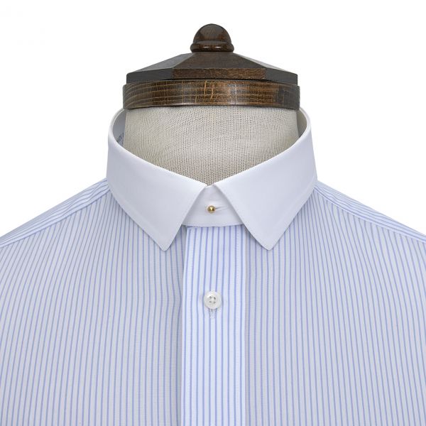 Albany White Starched Cotton Cutaway Collar