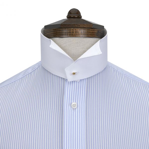 Grafton White Starched Cotton Wing Collar