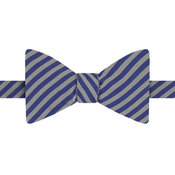 Inner Temple Silk Striped Bow Tie