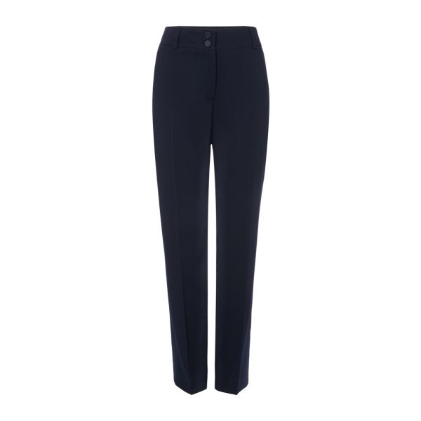 Paddy Campbell U3 Wool Crepe Tailored Blue Trousers