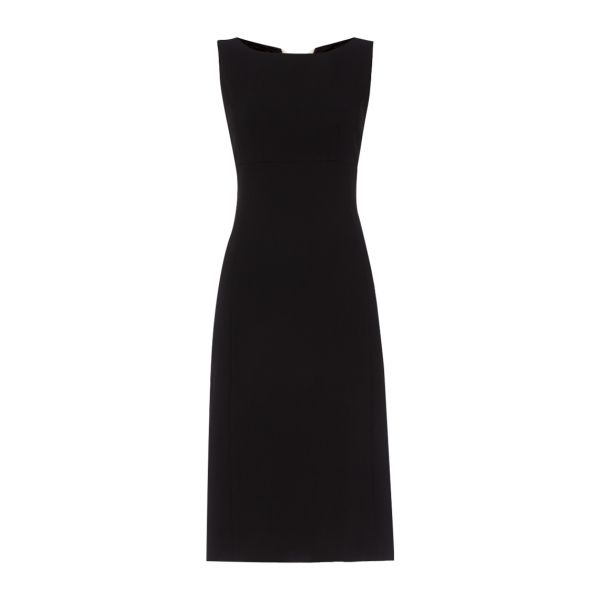 Paddy Campbell Ellen Bow Back A-Line Black Dress