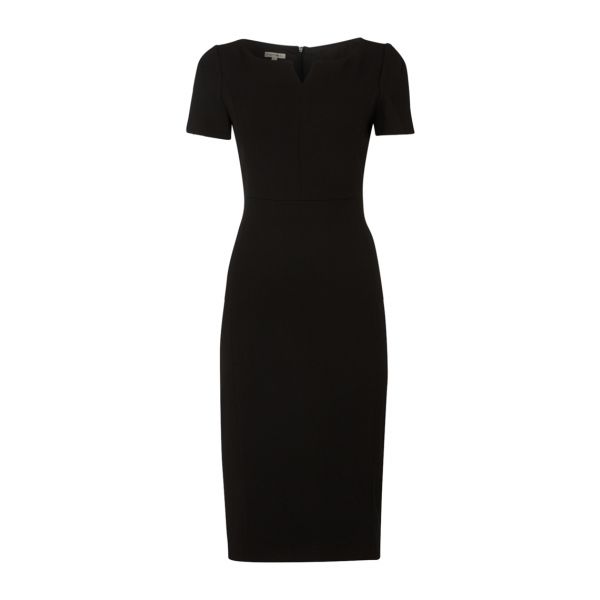 Paddy Campbell Francesca Short Sleeve Black Dress