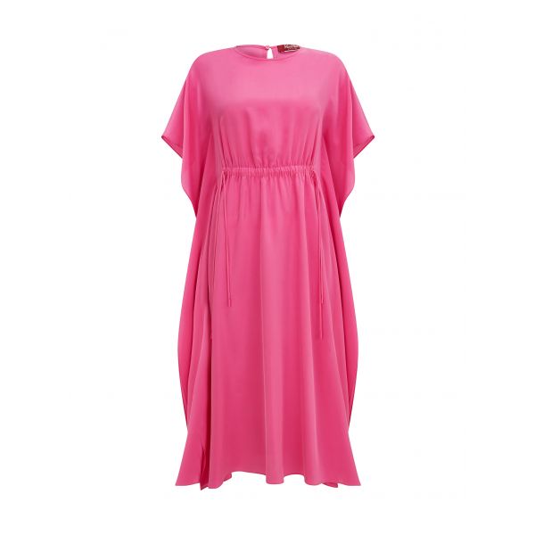Max Mara Studio Vino Pink Silk Dress