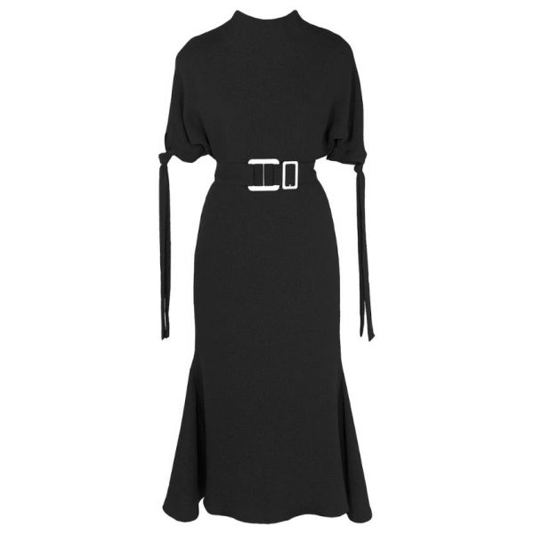 Edeline Lee Pedernal Tailored Dress Black