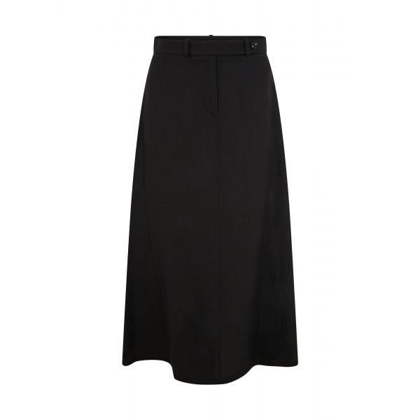 Tailored  Linen Long Skirt