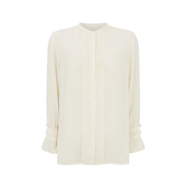 Weill Long-sleeve White Blouse