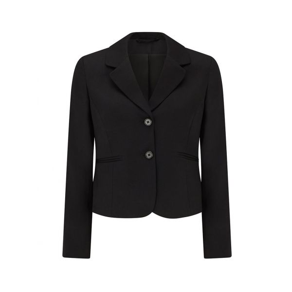 Black Isobelle Tailored Wool Jacket