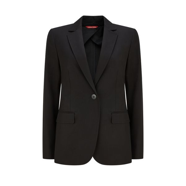 Tobruk Tailored Black Cotton Jacket