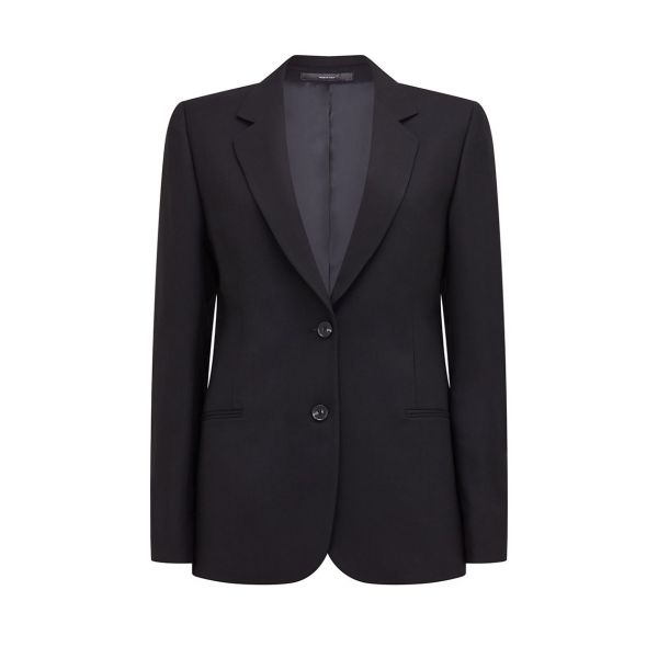 PS Tailored Single Breasted Wool Jacket Black