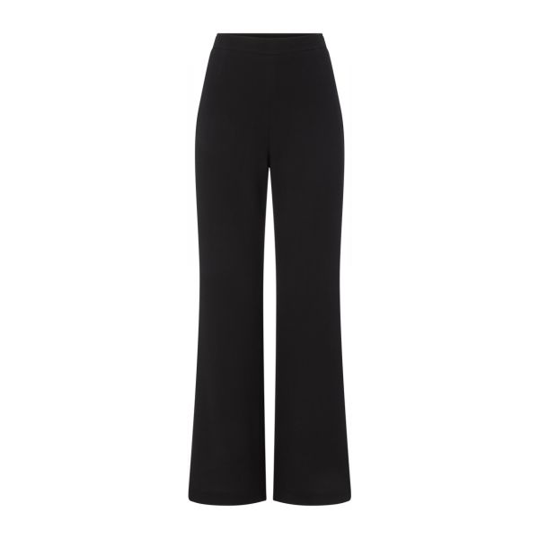 Paddy Campbell Florida Waffle Wool Trousers Black
