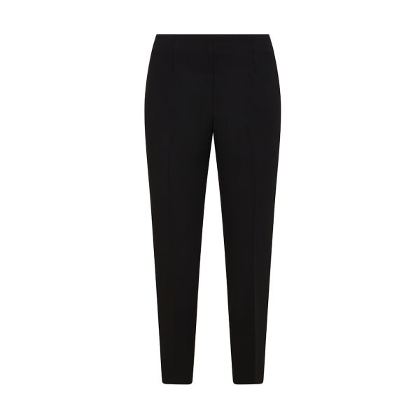 Peserico Tailored Cady Cigarette Black Trousers
