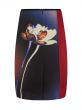 Colourblock Flower Print Skirt